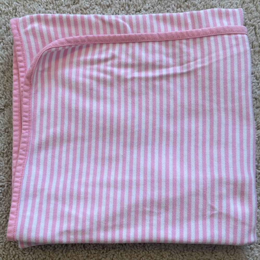 Hanna Andersson Pink and White Striped Cotton Top